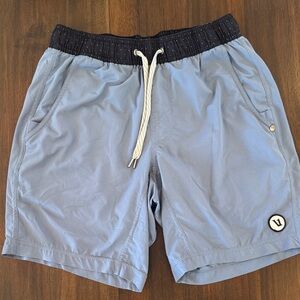 Vuori light blue hybrid shorts - lined